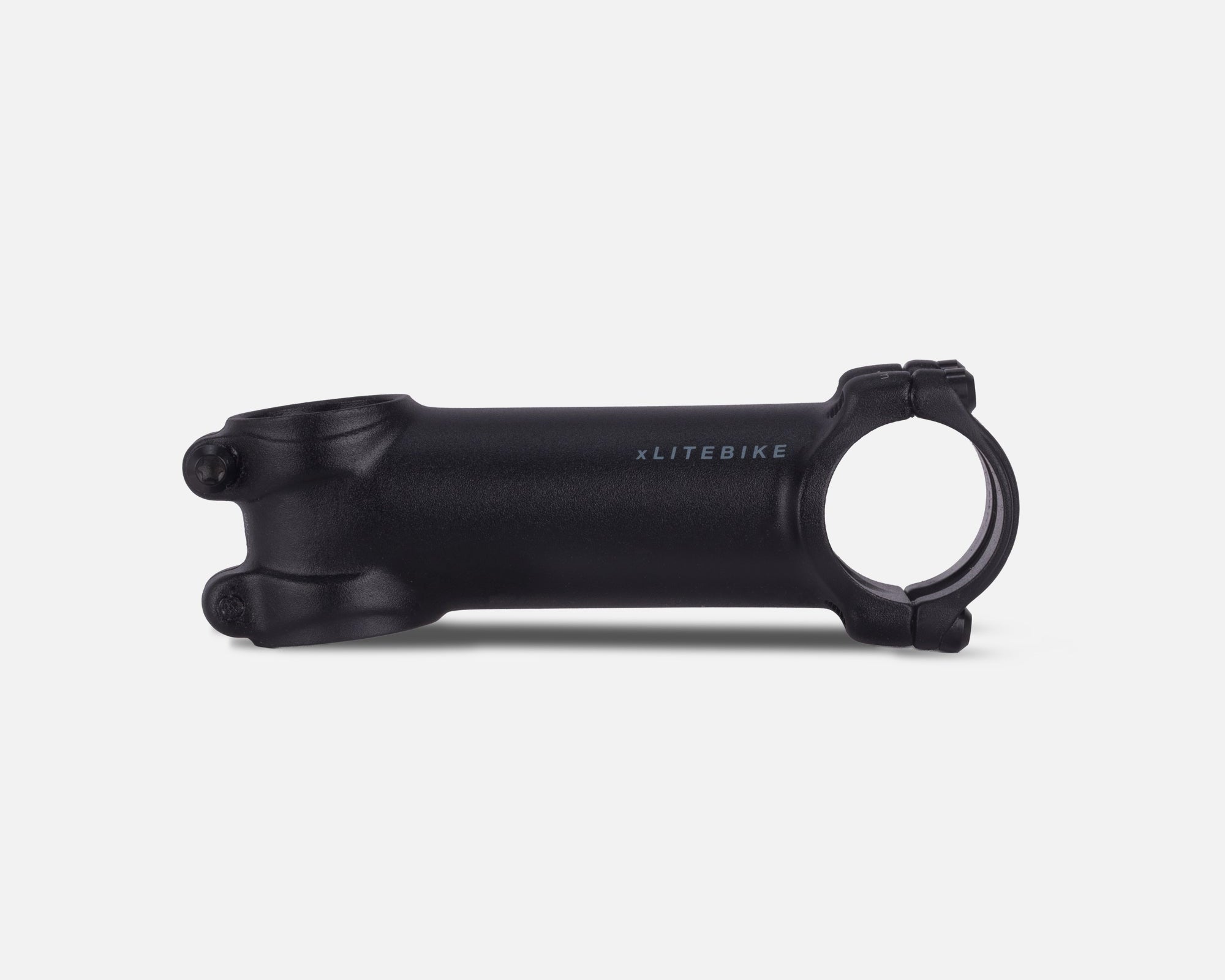 UNO Kalloy x Litebike stem, showcasing its sleek, logo-free design for a clean stealth look, ideal for cyclists seeking minimalist aesthetics.